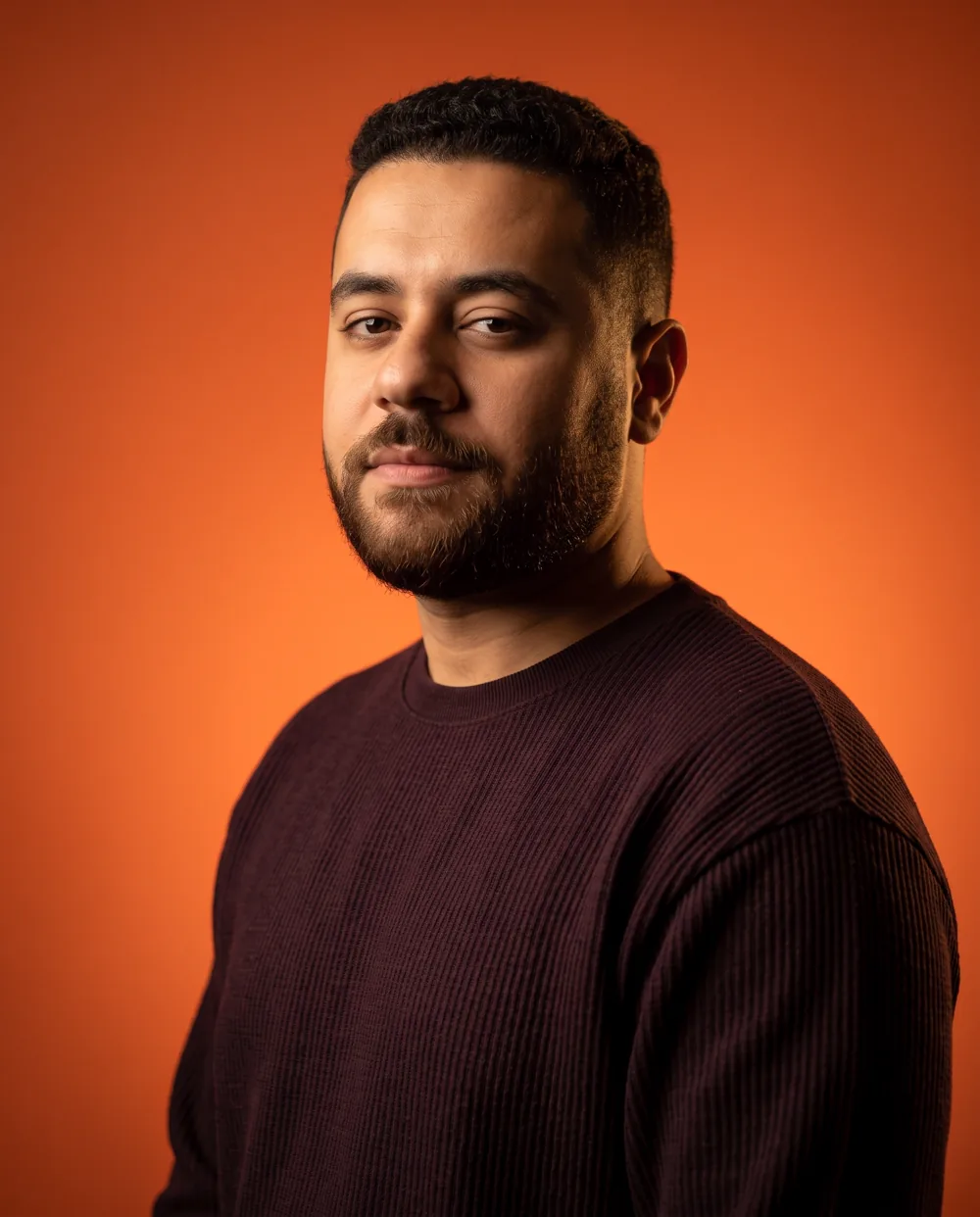 Mohamed Yasser, studio portrait